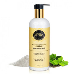 شامبو مرطب فروة الرأس مضاد للقشرة من الزيبا كيرز لعلاج حكة فروة الرأس مع زيت شجرة الشاي وحمض الساليسيليك 1 | يحارب القشرة الدهنية والجافة | شامبو لمنع تساقط الشعر للنساء والرجال | 500 مل