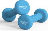 PROIRON Neoprene Dumbbells Weights Exercise & Fitness Dumbbells in 1kg 1.5kg 2kg 3kg 4kg 5kg 6kg 8kg 10kg Pair