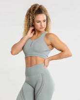 Renew Seamless Sports Bra | Mud Green WOMEN'S BEST