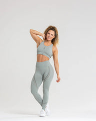 Renew Seamless Sports Bra | Mud Green WOMEN'S BEST