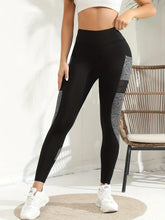 High-Waist Yoga Tight Pants Fitness Exercise Running Women's Bottoming Trousers Patchwork Design Abdomen Lifting Buttocks