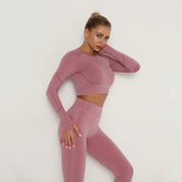 Solid Color seamless gym Yoga Set Legging +sport bra+short+long sleeves Tracksuit Women Gym Suit Comprehensive Training Jogging