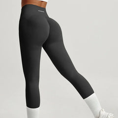 ALPHALETE Women Yoga Pants Leggings Hips Lifting Gym Leggings Seamless Sport Pants High Waist Fitness Leggings Workout Running