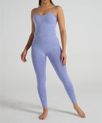 Bodycon Jumpsuit Women Full Seasons Casual Fitness Sporty Playsuit Sleeveless Slim Activewear All In One Jumpsuit Clothing Lady