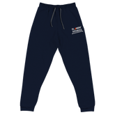 Women's Navy Embroidered Logo Joggers Flamin' Fitness