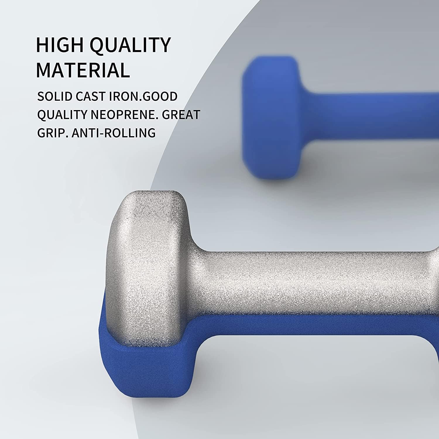 PROIRON Neoprene Dumbbells Weights Exercise & Fitness Dumbbells in 1kg 1.5kg 2kg 3kg 4kg 5kg 6kg 8kg 10kg Pair