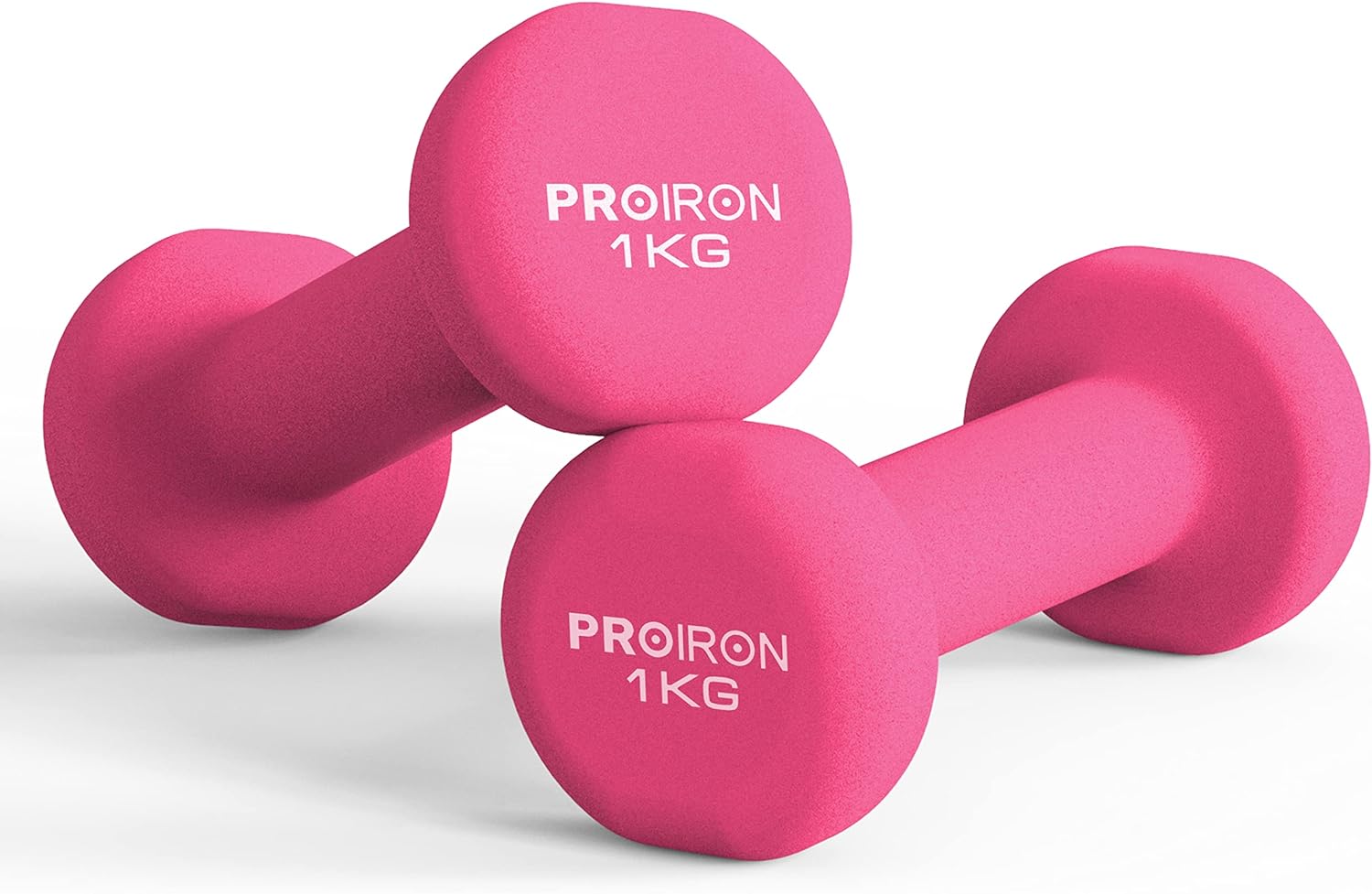 PROIRON Neoprene Dumbbells Weights Exercise & Fitness Dumbbells in 1kg 1.5kg 2kg 3kg 4kg 5kg 6kg 8kg 10kg Pair