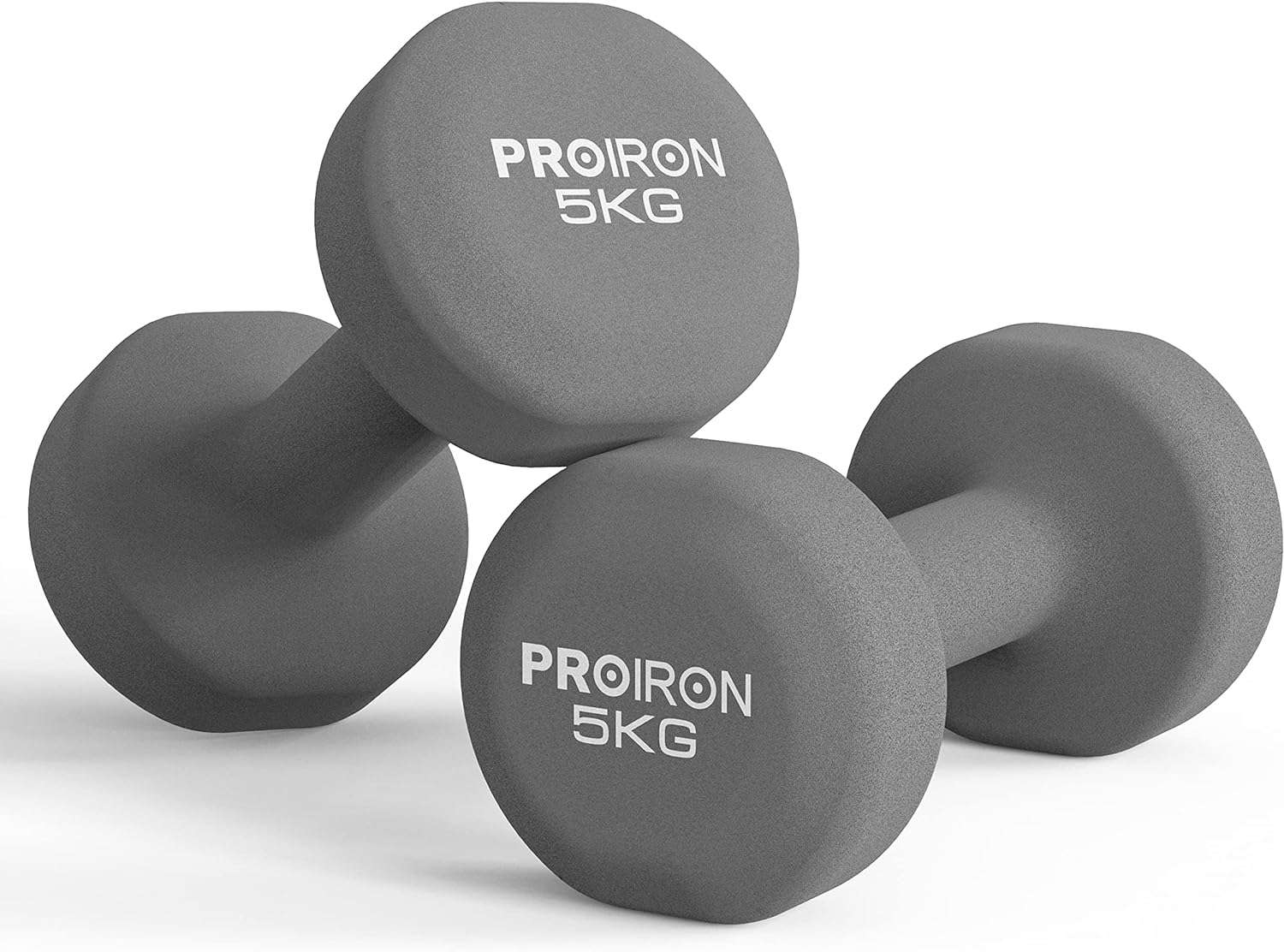 PROIRON Neoprene Dumbbells Weights Exercise & Fitness Dumbbells in 1kg 1.5kg 2kg 3kg 4kg 5kg 6kg 8kg 10kg Pair