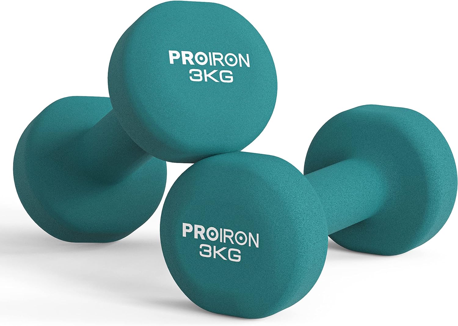 PROIRON Neoprene Dumbbells Weights Exercise & Fitness Dumbbells in 1kg 1.5kg 2kg 3kg 4kg 5kg 6kg 8kg 10kg Pair