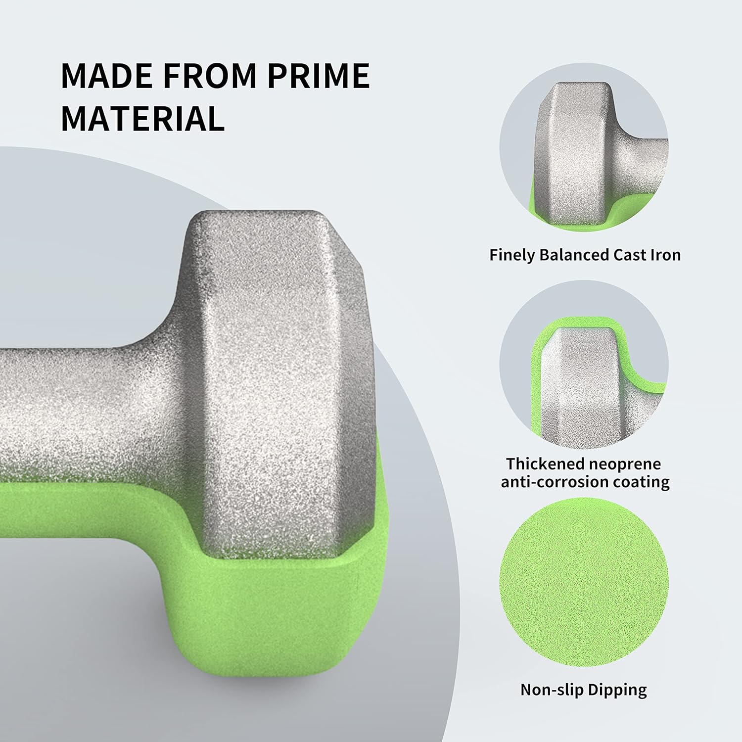 PROIRON Neoprene Dumbbells Weights Exercise & Fitness Dumbbells in 1kg 1.5kg 2kg 3kg 4kg 5kg 6kg 8kg 10kg Pair