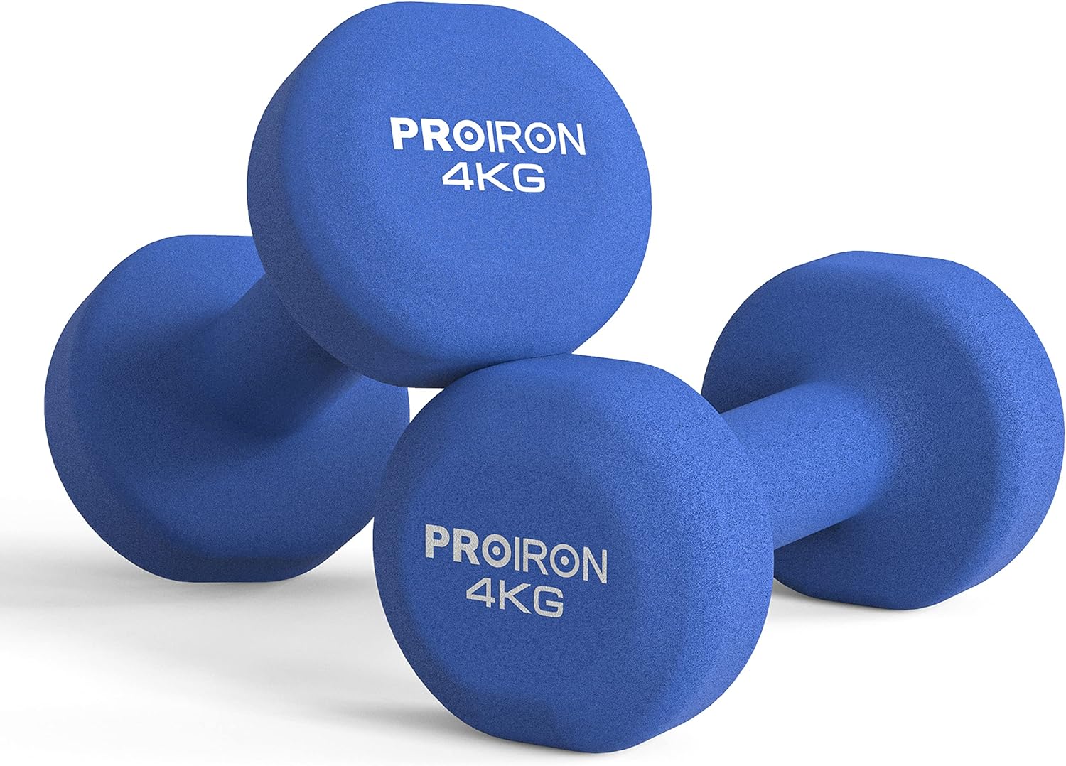 PROIRON Neoprene Dumbbells Weights Exercise & Fitness Dumbbells in 1kg 1.5kg 2kg 3kg 4kg 5kg 6kg 8kg 10kg Pair