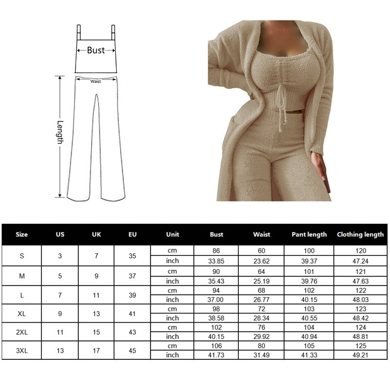 SnuggleSoft Fleece Loungewear Set Flamin' Fitness