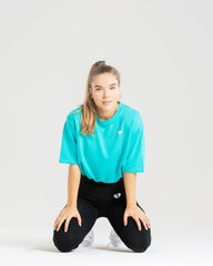 Power Crop Top | Ceramic Turquoise WOMEN'S BEST