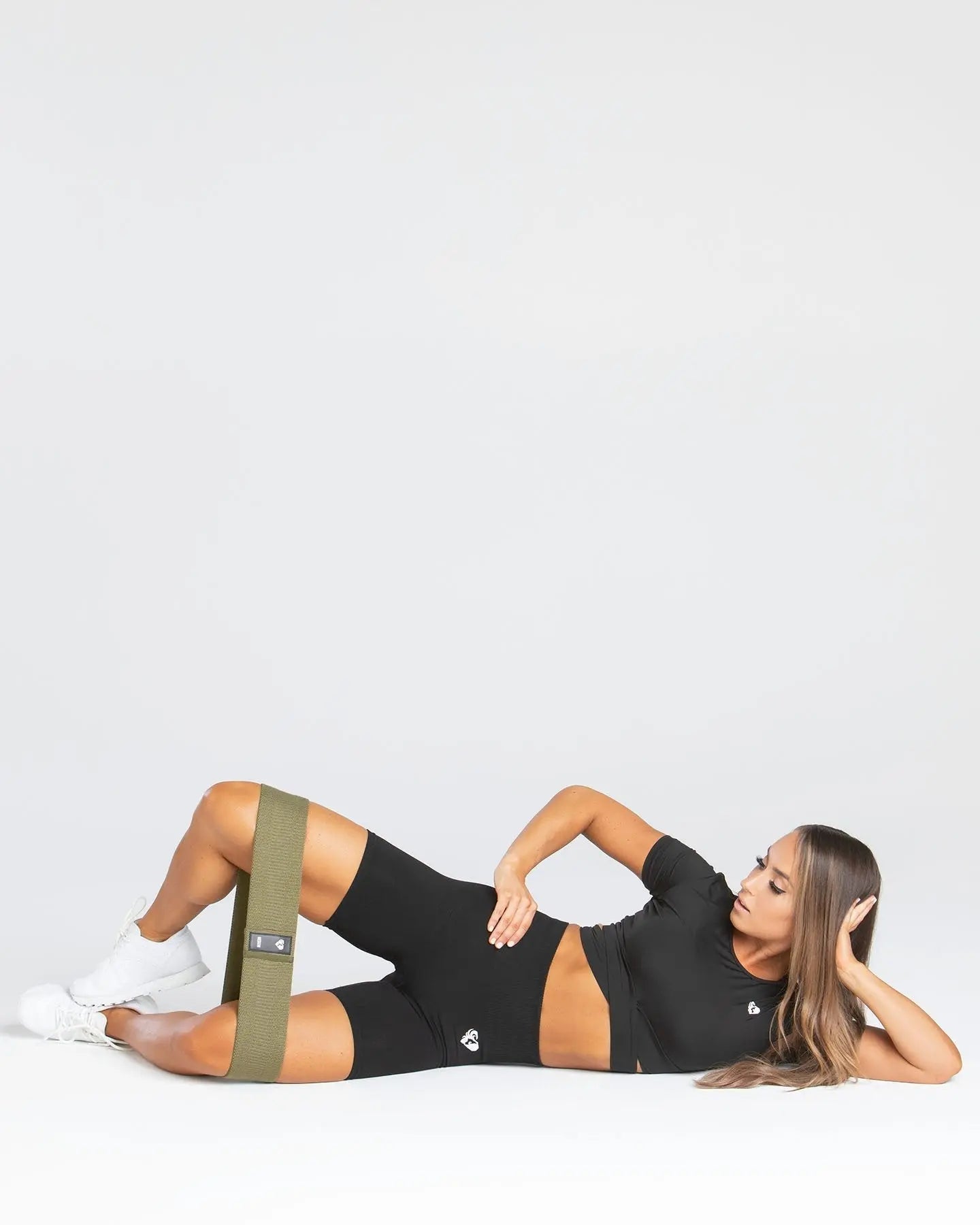 Short Resistance Band - Medium | Khaki SAUDI SHARK