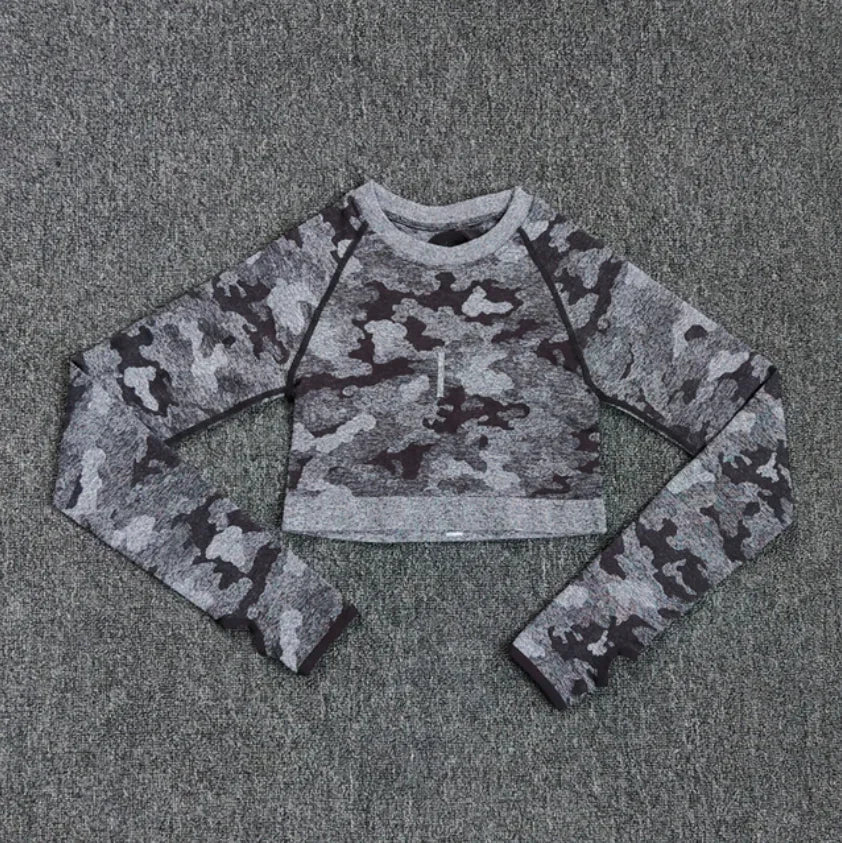 Tie Dyeing Seamless Yoga Set Gym Fitness Two Piece Set Women Clothing Sexy Back Crop Top High Waist Workout Leggings Sportswear