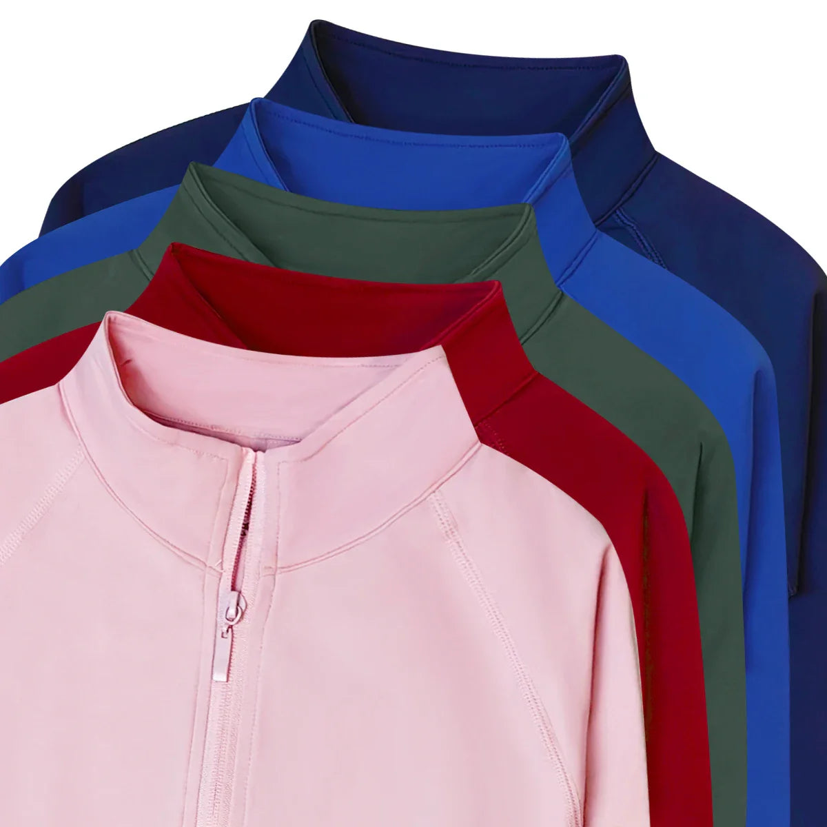 NCLAGEN Woman's Sports Jacket Zip Up Gym Clothes Long Sleeve Workout Seamless Top Speed Activewear Yoga Pilates Running Coats