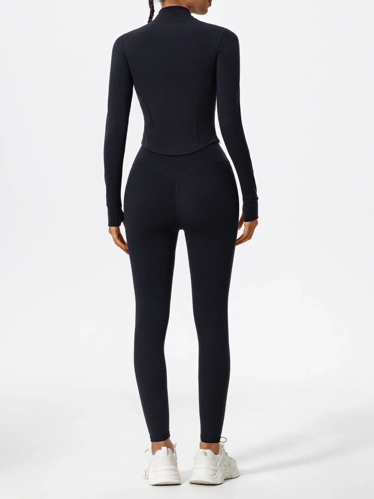 Hearuisavy Ultra-Soft Fabrics Casual Tight Sports Jackets Women Zipper Yoga Clothes Female Quick-Dry Long Sleeve Sportswear