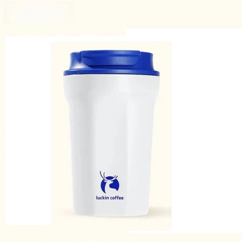 Luin Coffee 304 Stainl Steel Double Drink Insulated Mug 340ml Modern Simple Sle for Outdoor Use Birthday Gift for Frie