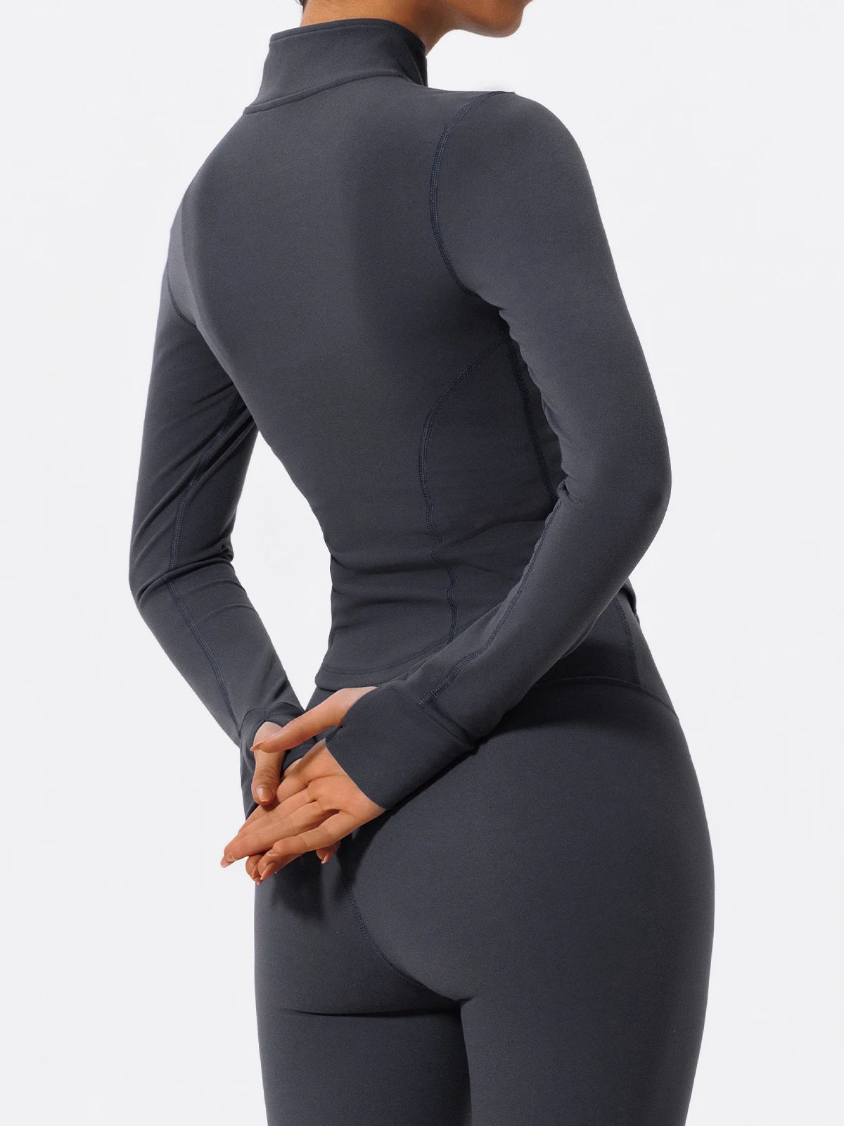 Hearuisavy Ultra-Soft Fabrics Casual Tight Sports Jackets Women Zipper Yoga Clothes Female Quick-Dry Long Sleeve Sportswear