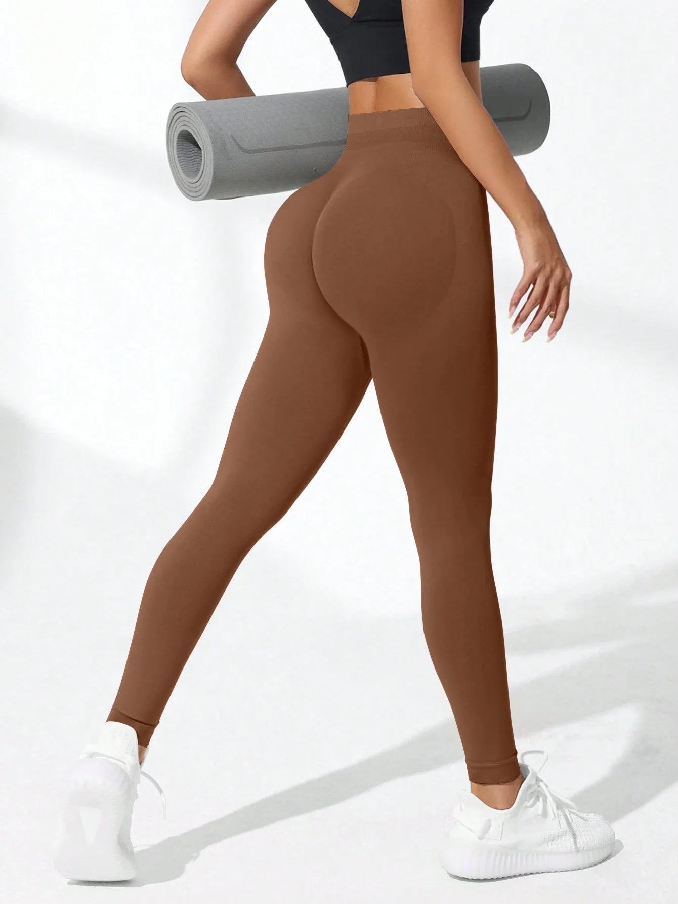 Women's High Waist Yoga Leggings Seamless High Stretchy Butt Lifting Breathable Sports Pants for Women Gym Leggings