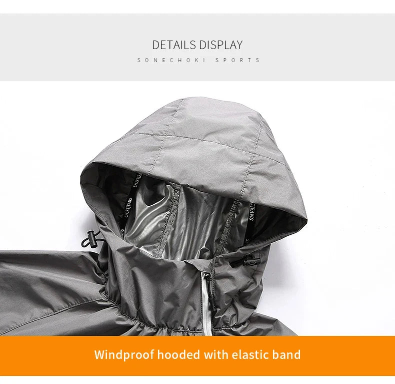 Sauna Suit Unisex Gym Clothing Set Full Body Sweating Sportswear Women Boxing Training Running Fitness Weight Loss Tracksuit