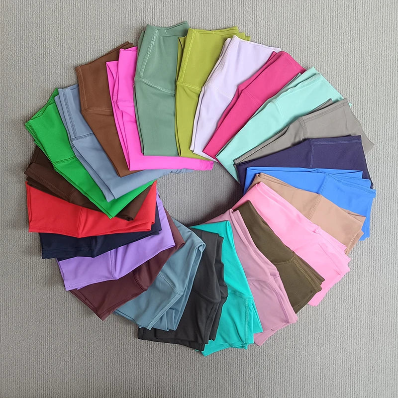 High Waist Sport Leggings plus Size Women's Gym Yoga Pants Soft Athletic Training Joggers with Pocket