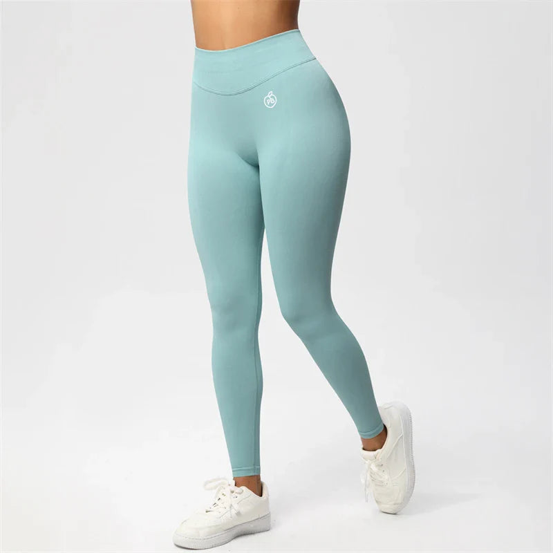 Women BUM Shaping Leggings Seamless Sport Yoga Pants Leggings Sport Hip Lifting Yoga Gym Running Quick Dry Pants Scrunch Butt