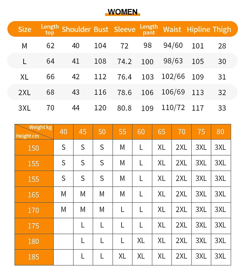 Sauna Suit Unisex Gym Clothing Set Full Body Sweating Sportswear Women Boxing Training Running Fitness Weight Loss Tracksuit