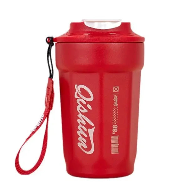 Portable 316 Stainless Steel Coffee Insulated Mug Octagonal Shape Travel Water Cup with Logo Printing Companion Mug for Men