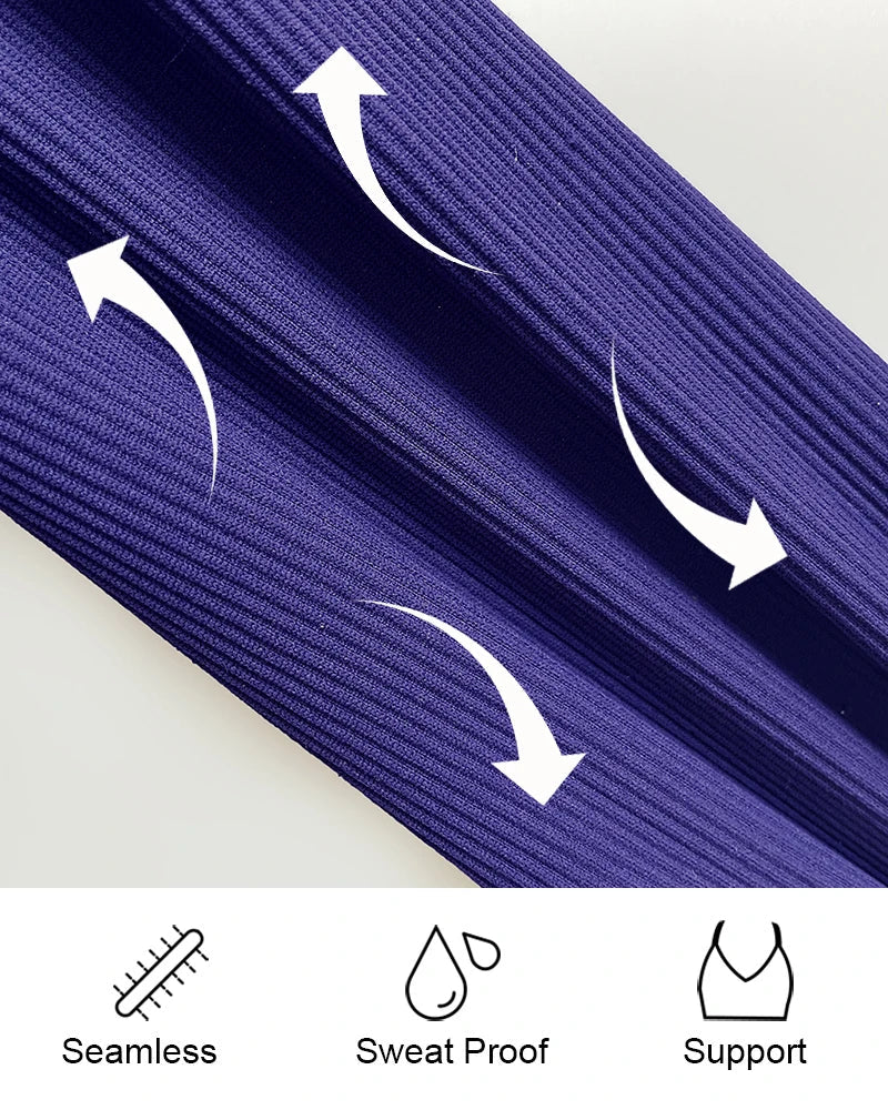 One Shoulder Cut Out Back Sports Bra Women Breathable Running Yoga Crop Top