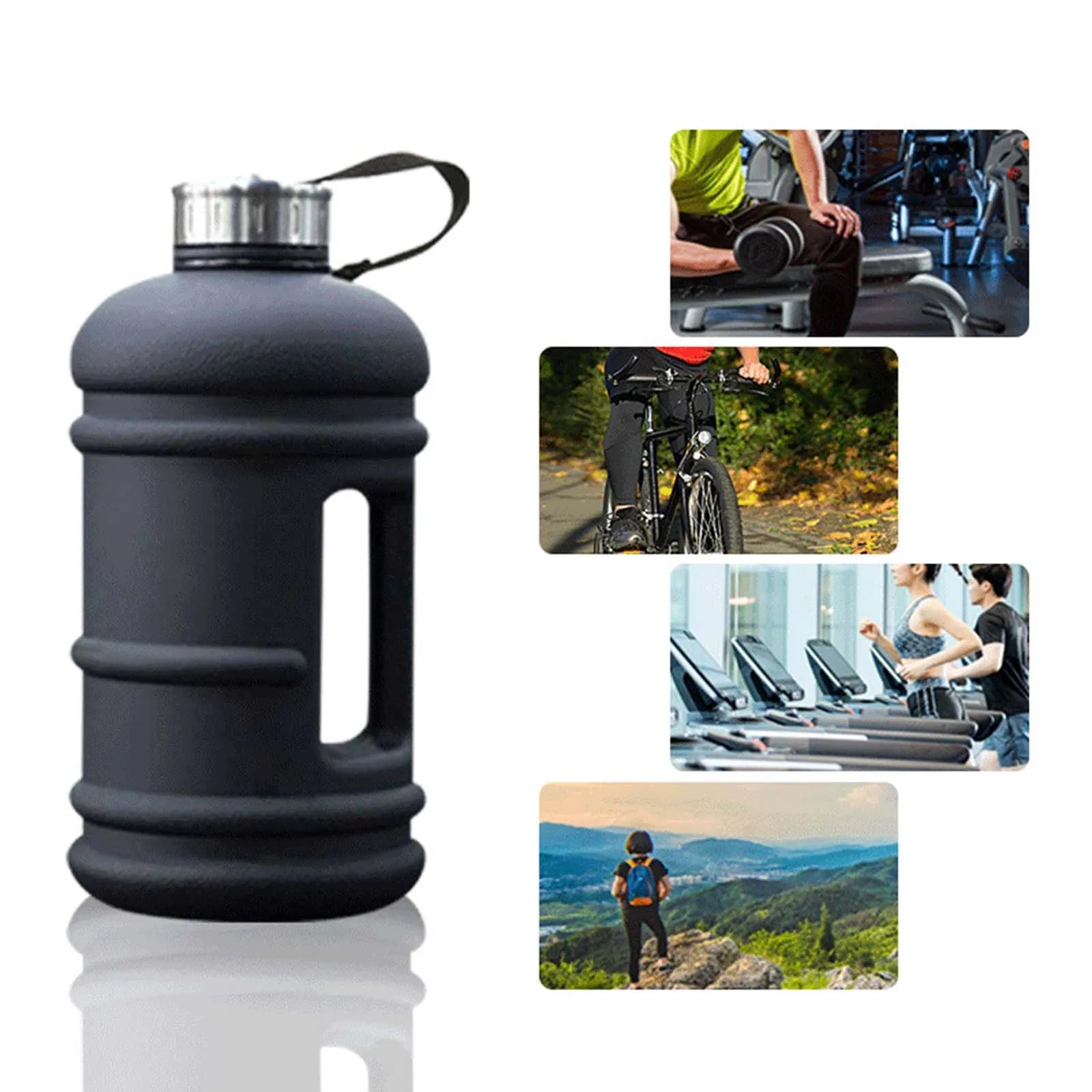 Portable Water Bottle Sports Bottle Drinking Bottles Tonnage Bucket for Climbing Training,Outdoor Water Bottle Jug