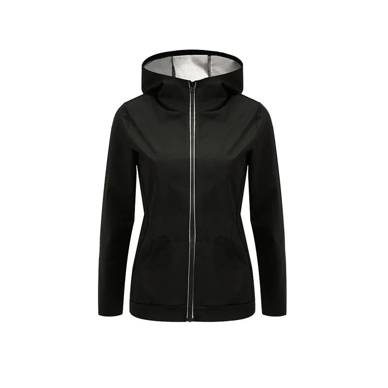 New Sauna Suit Women Plus Size Gym Clothing Sets for Sweating Weight Loss Female Sports Active Wear Slimming Tracksuit Women