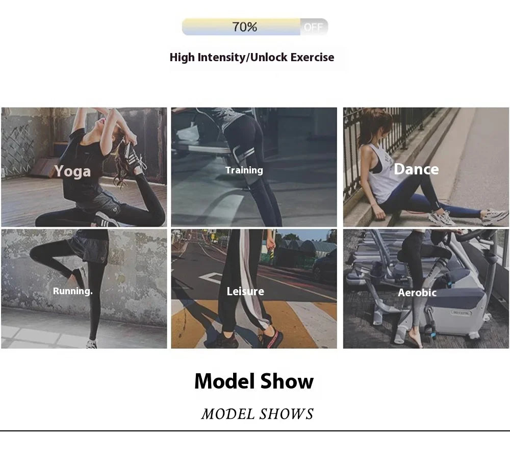 High Waisted Seamless Yoga Pants Butt Lifting Booty Sculpting Gym Leggings with Side Pockets Sexy Workout Tights for Women