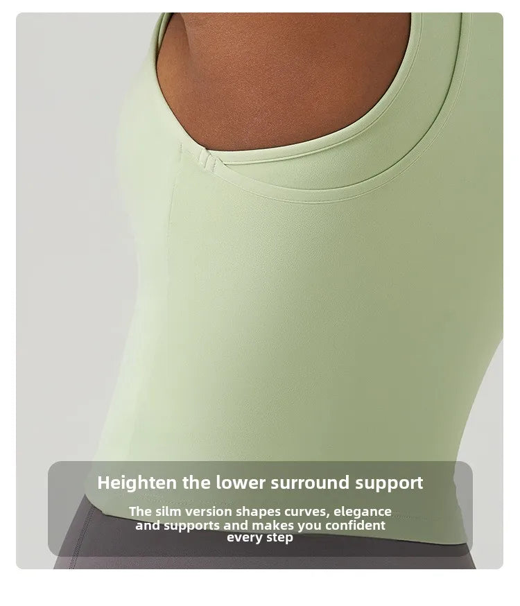 Yoga Vest Women Gym Sleeveless Sport Shirt Fitness Training Sportswear Vest Outdoor Running Sport Tank Tops