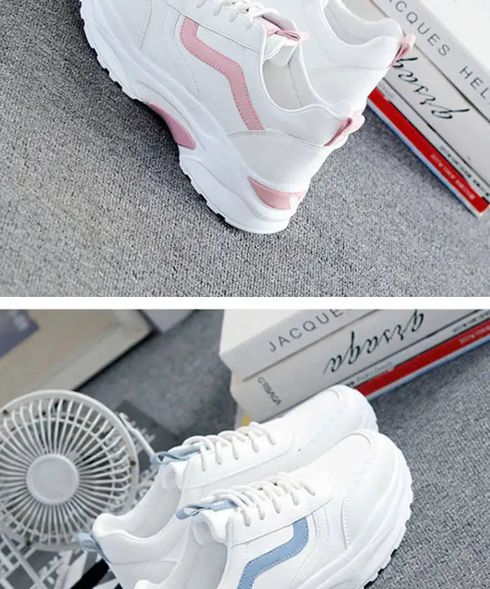 spring autumn Casual Zapatos Mujer Shoes Comfortable Breathable Mesh Sneakers Womens's Flat White Sneakers Vulcanized designer