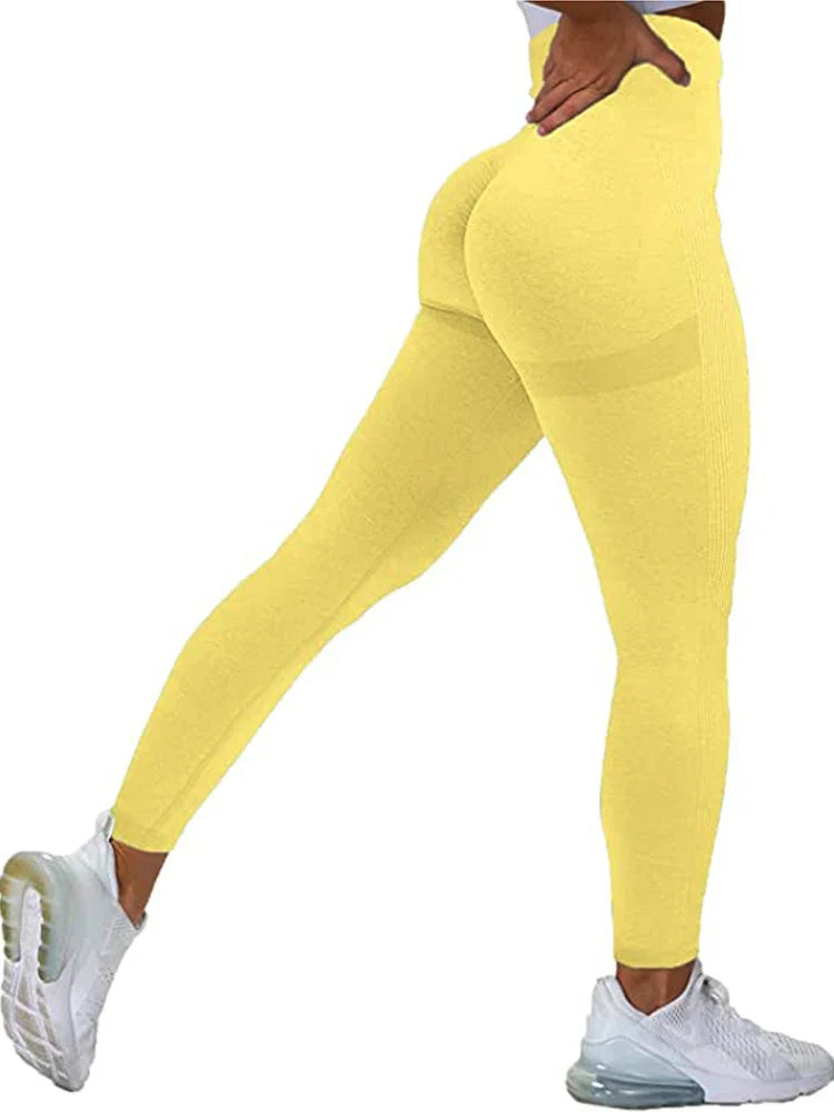 Women Seamless Workout Leggings High Waist Push Up Leggings Ladies Sexy Gym Legging Fashion Black Sports Leggings