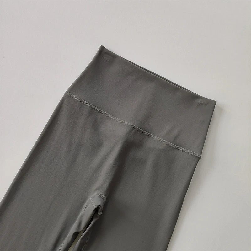 Pocket Sports Nude Yoga Pants Women's High Waist Hip Lift Tight Tight Leggings  Fast-Drying Running and Fitness Pants