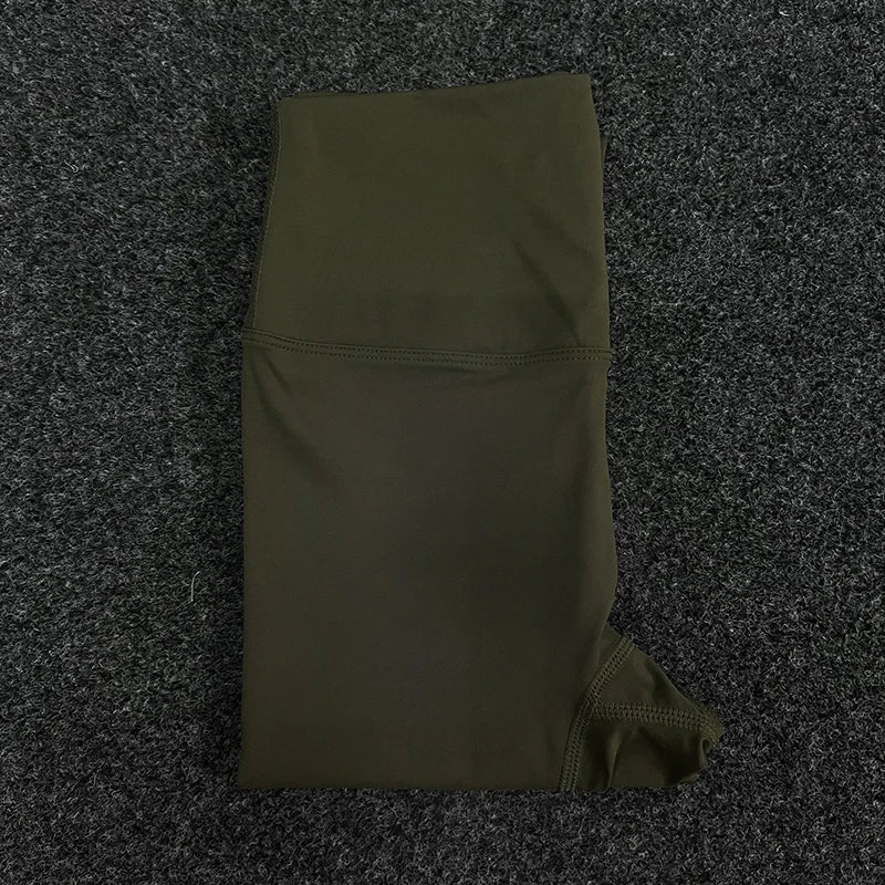 Women's sports high waisted yoga pants with quick drying and breathable hidden pockets for fitness, running, cycling, yoga pants