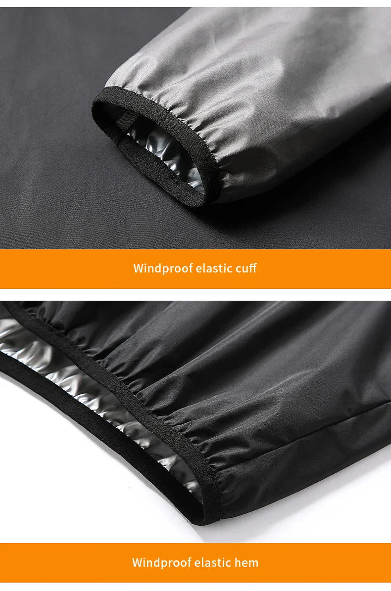 Sauna Suit Unisex Gym Clothing Set Full Body Sweating Sportswear Women Boxing Training Running Fitness Weight Loss Tracksuit