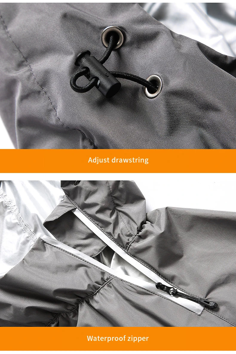 Sauna Suit Unisex Gym Clothing Set Full Body Sweating Sportswear Women Boxing Training Running Fitness Weight Loss Tracksuit