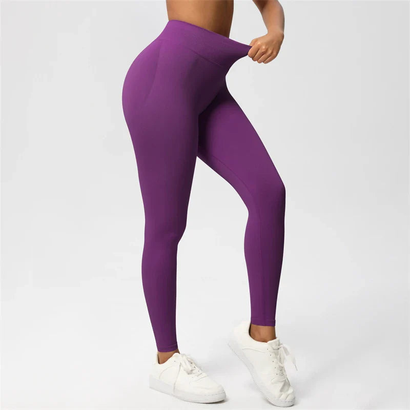 Women BUM Shaping Leggings Seamless Sport Yoga Pants Leggings Sport Hip Lifting Yoga Gym Running Quick Dry Pants Scrunch Butt