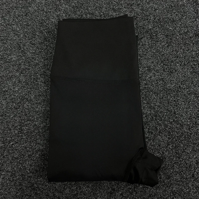 Women's sports high waisted yoga pants with quick drying and breathable hidden pockets for fitness, running, cycling, yoga pants