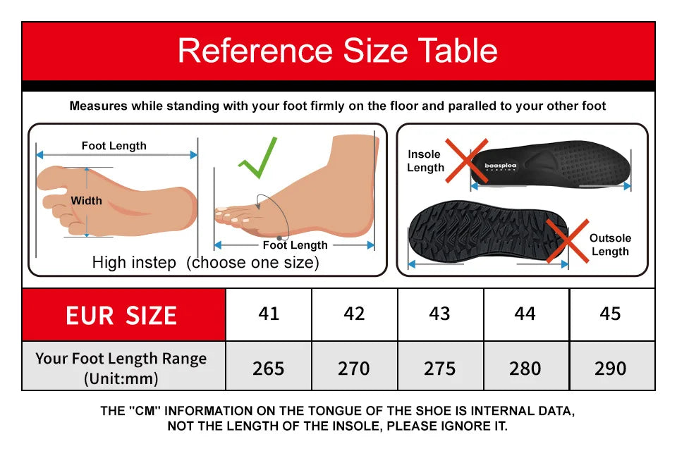 Baasploa Men Jogging Sports Shoes Carbon Plate Professional Cushioning Sneakers Male Outdoor Breathable Non Slip Running Shoes