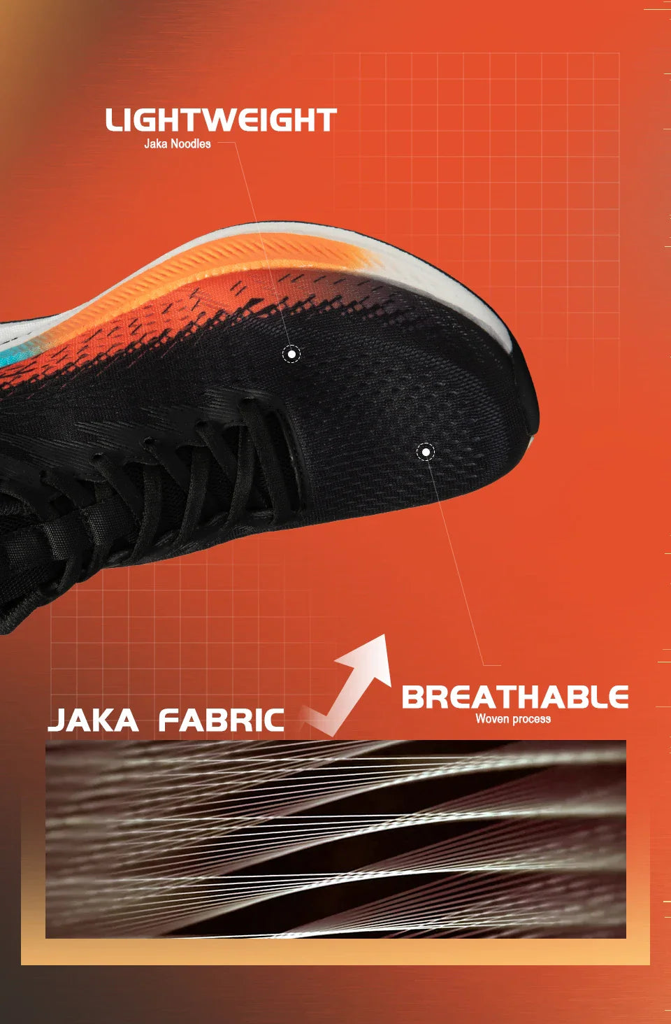 Baasploa Men Jogging Sports Shoes Carbon Plate Professional Cushioning Sneakers Male Outdoor Breathable Non Slip Running Shoes