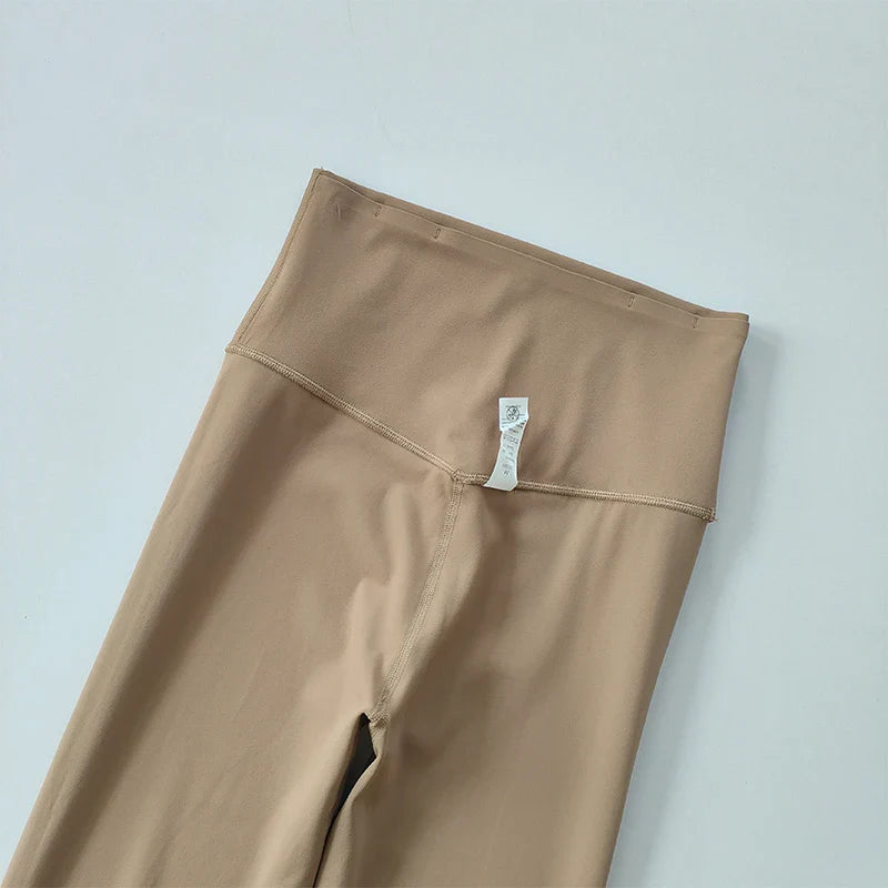 Pocket Sports Nude Yoga Pants Women's High Waist Hip Lift Tight Tight Leggings  Fast-Drying Running and Fitness Pants