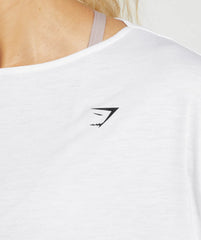 Super Soft Cut-Out Long Sleeve Top Gymshark | United We Sweat