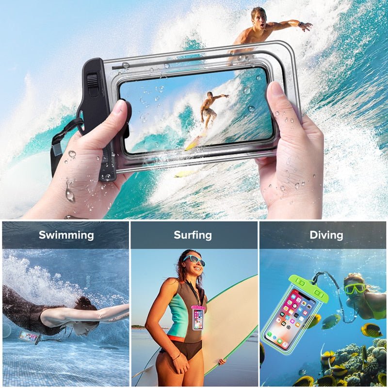 AquaGuard Waterproof Phone Pouch Flamin' Fitness