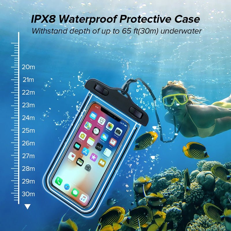 AquaGuard Waterproof Phone Pouch Flamin' Fitness