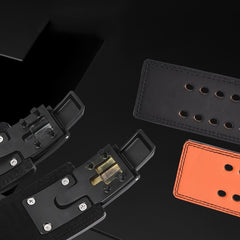 Cowhide Wide Weightlifting Belt Flamin' Fitness